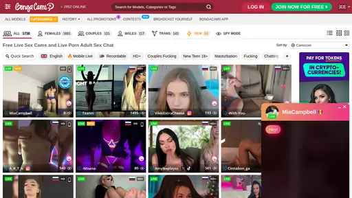 BongaCams VR preview